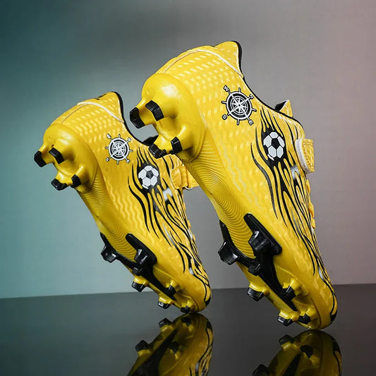 New Kids Low Top Soccer Shoes Boys Football Cleats Boys Lightweight Training Boots Youth Breathable Comfortable Football Sneaker