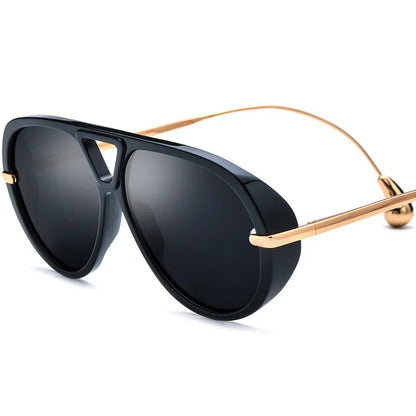 2026 Trend High Quality Pilot Sunglasses Acetate Frame Man Polarized Glasses Women Personality Alloy Legs UV400 Outdoor Eyewear