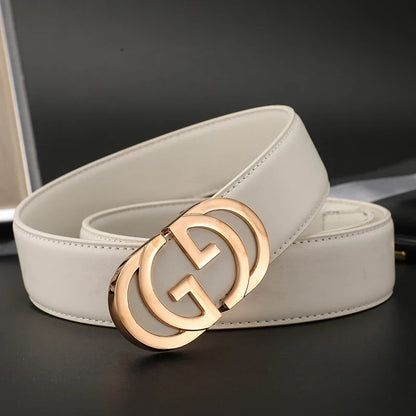 High Quality Luxury Brand Designer Casual pants Belts Male Buckle Men belts Genuine Leather Belt Strap for Jeans