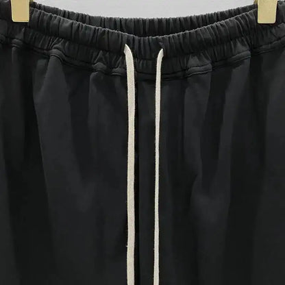 Summer New Men's Tide Y2K Original Design High Street cotton Fashion Punk Dark Casual Loose Cropped Pants Shorts Ins HK5611