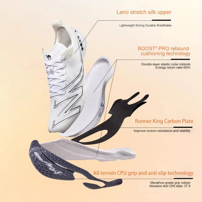 Carbon Plate 10K Men's Running Shoes Professional Racing Training Running Shoes Wear-Resistant Lightweight Sneakers
