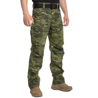 Tactical Combat Pants Men streetwear Camouflage Cargo Pants Army Work Waterproof  Trousers Urban Casual Pants