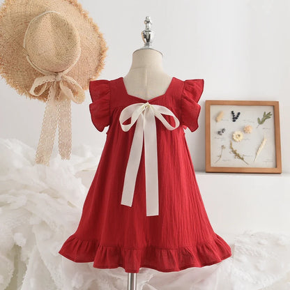 Bear Leader Girls Elegant Dresses 2025 New Summer Kids Party Costumes Girl Floral Princess Outfits Children Vestidos Clothing