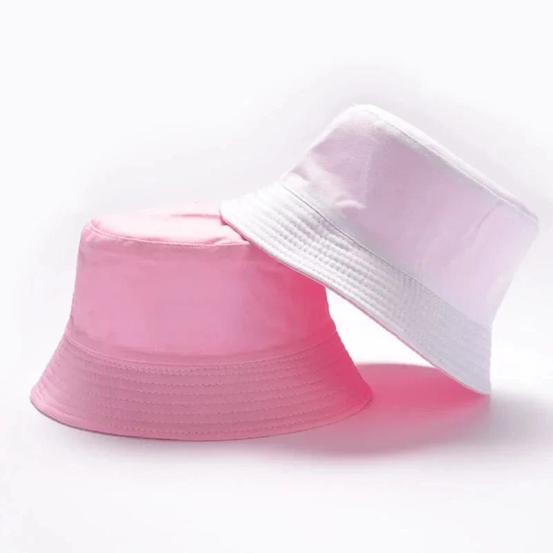Wholesale New Bob Summer Bucket Hats Reversible Men Ladies Cotton Outdoor Sports Pull Up Fashion Panama Sun Hat Gift Wine Party