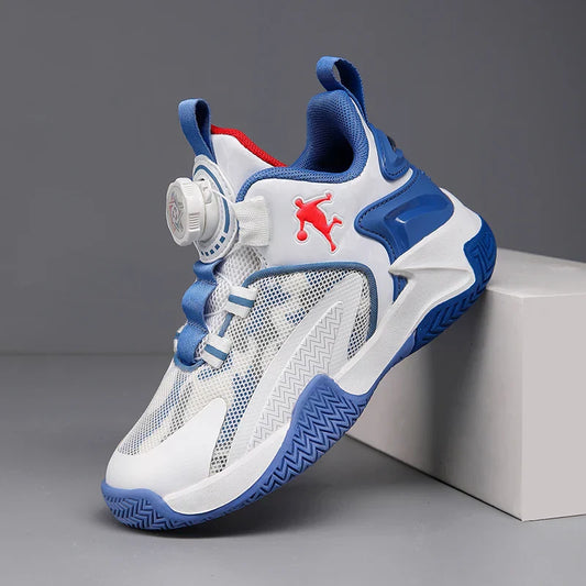 New Children's Basketball Shoes Mesh Breathable Sports Shoes For Teenagers Non-Slip Wear-Resistant Basketball Sneakers Kids
