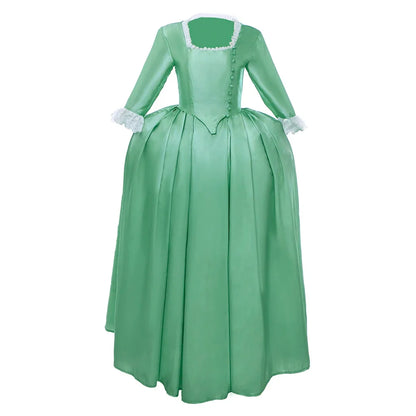 Musical Hamilton Peggy Elizabeth Angelica Cosplay Costume The Schuyler Sisters Colonial Ball Gown Dress for Women Girls Kids