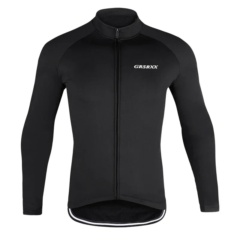 Thermal Men Cycling Jacket Black Mountain Bike Jacket Winter Cycling Jersey Long Sleeve Bicycle Clothing Ciclismo Jacket