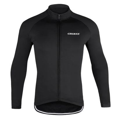 Thermal Men Cycling Jacket Black Mountain Bike Jacket Winter Cycling Jersey Long Sleeve Bicycle Clothing Ciclismo Jacket