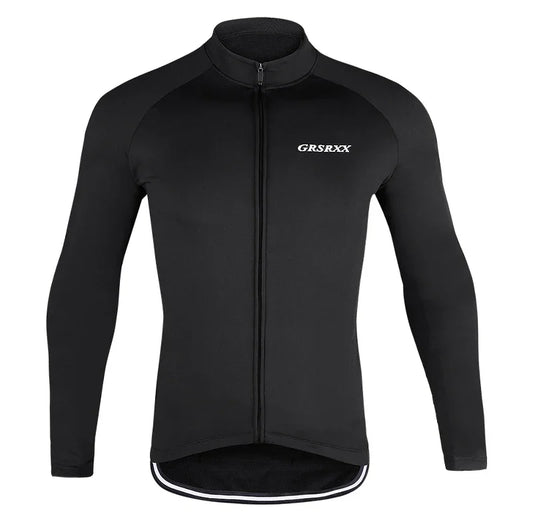 Thermal Men Cycling Jacket Black Mountain Bike Jacket Winter Cycling Jersey Long Sleeve Bicycle Clothing Ciclismo Jacket