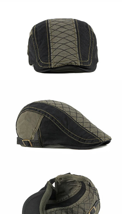 Men Women Beret Spring Autumn Cotton Flat Cap Ivy Gatsby Newsboy Hat Fashion Adjustable Vintage Cabbie Hats