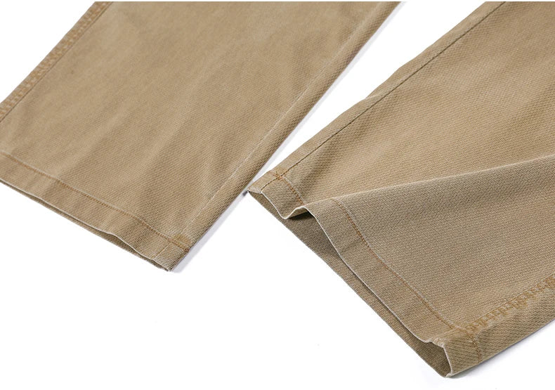 Ultra-thin Lyocell Fashion Loose Casual Pants Men Spring Summer Korean Straight Stretch Brand Trousers Male Clothing Wide Pants