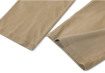 Ultra-thin Lyocell Fashion Loose Casual Pants Men Spring Summer Korean Straight Stretch Brand Trousers Male Clothing Wide Pants