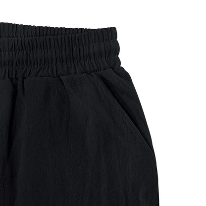 Casual Shorts Men Pants Men Sweatpants Joggers Fitness Clothing Multi-Pocket Work Shorts Relaxed-Fit Linen Pantaloncini Uomo