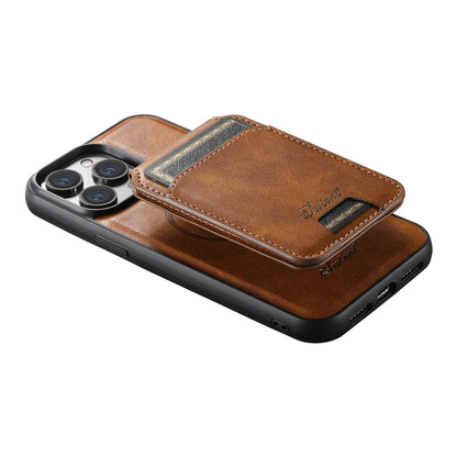 Luxury Magnetic Card Holder Leather 2 in 1 Phone Case For iPhone 17 16 15 14 13 12 Pro Max Plus Air Detachable Stand Phone Cover