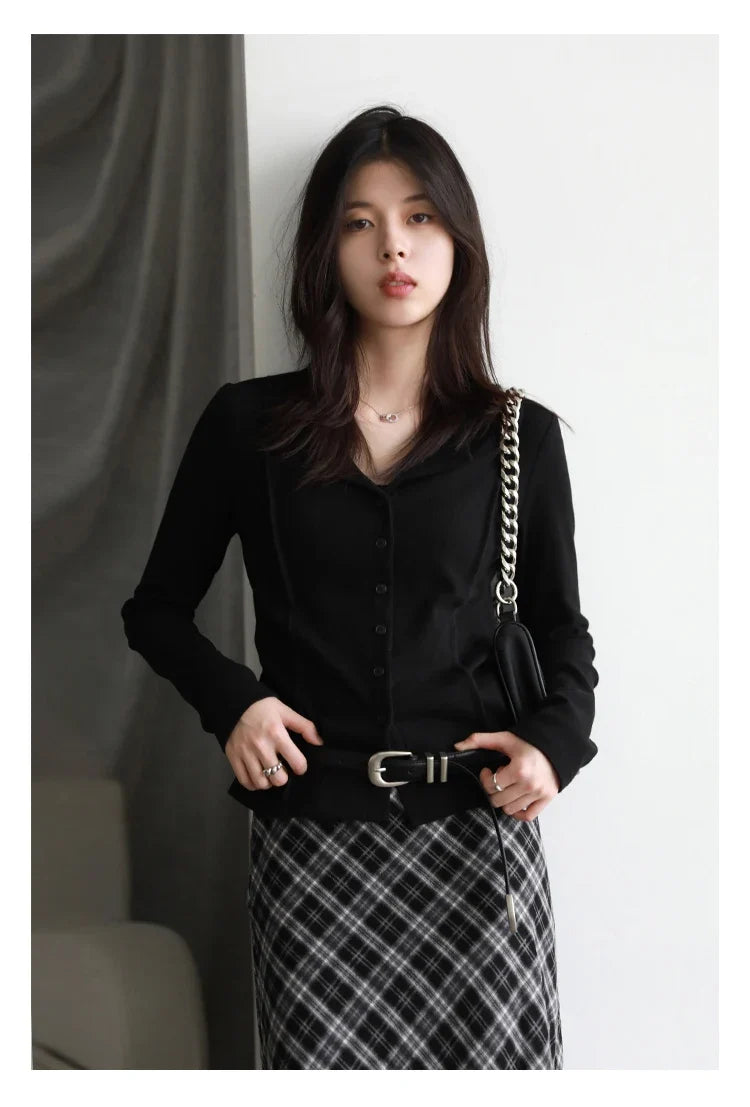 Women Cardigan Casual New Small Lapel Long Sleeved T-shirt Slim Female Knitted Sweaters Sports Spring Autumn 2025