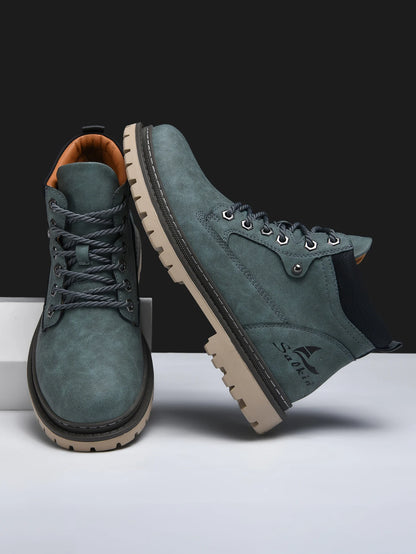 Handmade Men Boots Autumn Outdoor Hiking Boots Ankle Winter Leather Shoes Sneakers Hombres Botas High Top Footwear Anti Slip