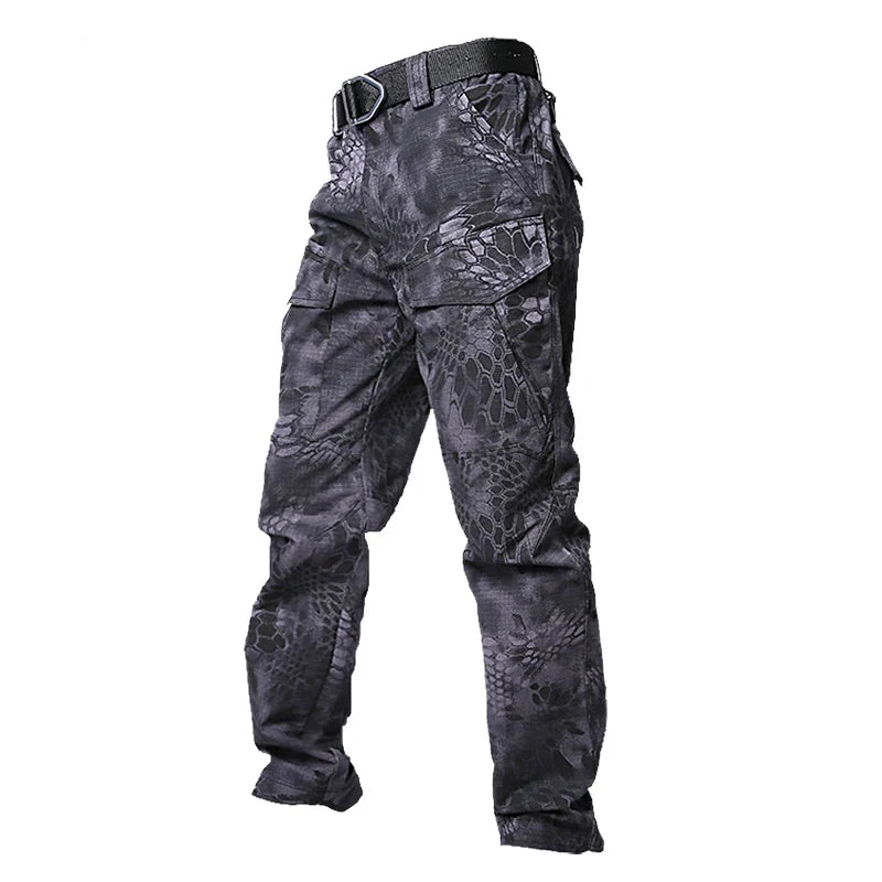 2026 City Tactical Cargo Pants Men Hiking   Hunting Pants Cotton Multi-pocket Stretch Flexible Man Casual Trousers