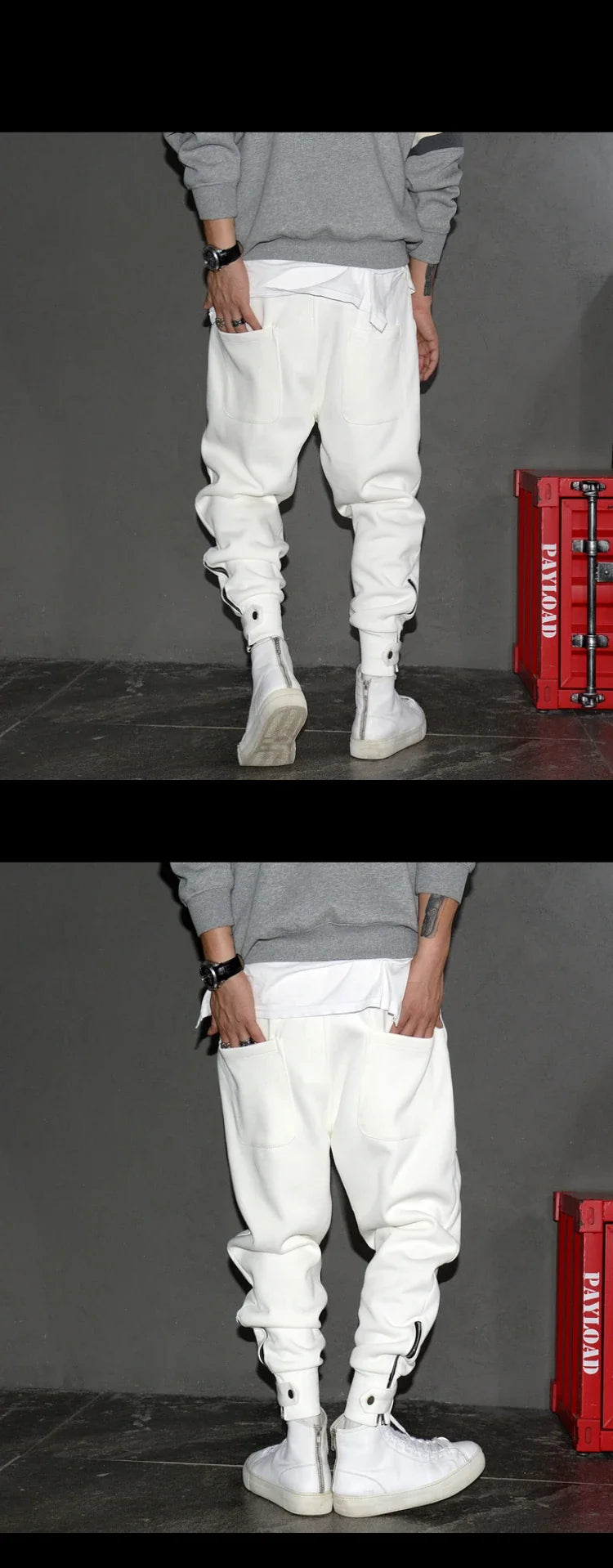 Spring Autumn Korean Fashion Streetwear Hip Hop Sweatpants Kpop Couple Jogging Pants Harajuku Black Sports Harem Joggers Men