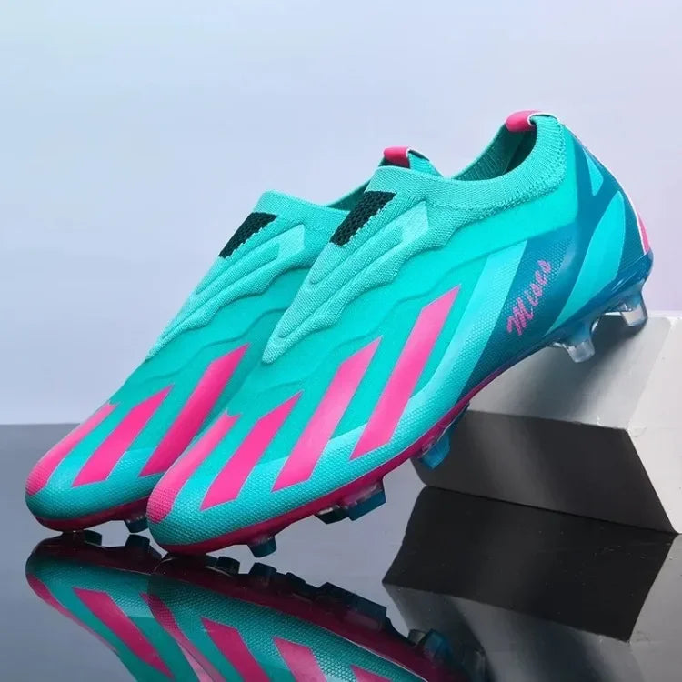 Men Soccer Shoes Long Spikes Soccer Cleats Indoor Sports Shoes Professional Football Boots Drop Shipping Unisex Breathable Soft
