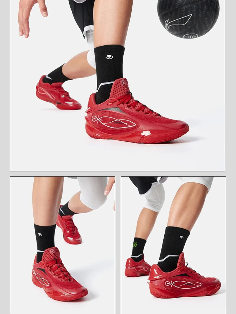 Men's WADE 808 5 ULTRA Professional Basketball Shoes SUPER BOOM Cushioning Wearable LiNing Sneakers Sport Shoes ABAV015
