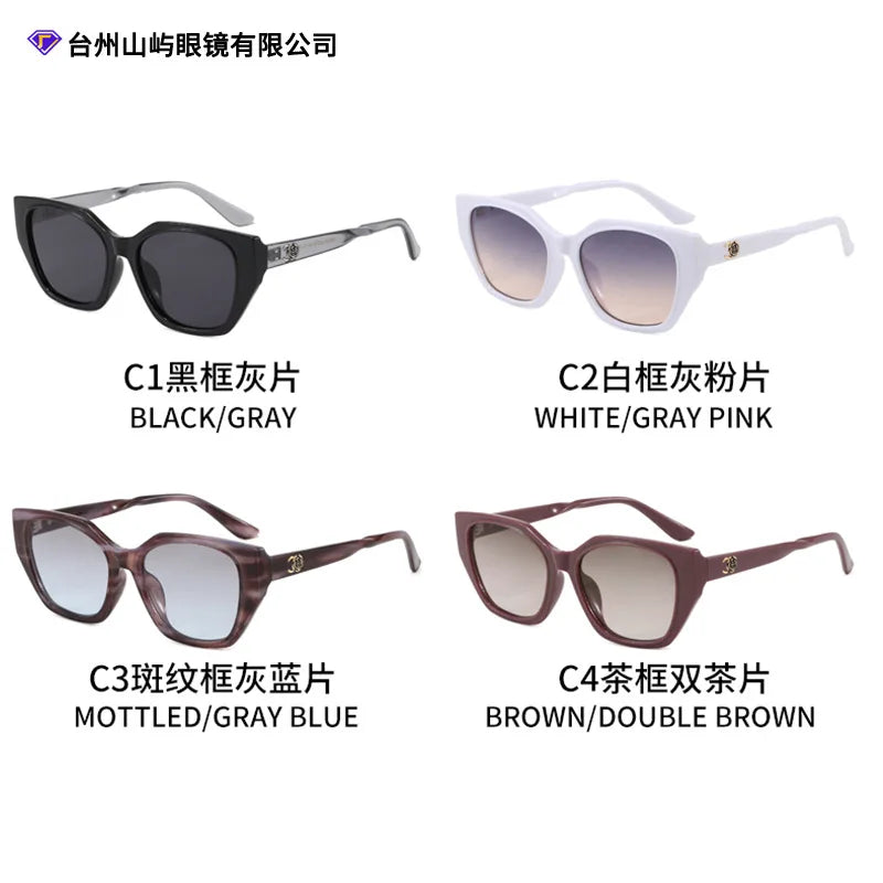 Women's Cat Eye Sunglasses for Women UV400 Gradient Lenses Casual Streetwear Shades Ladies Sun Glasses Lentes De Sol Mujer