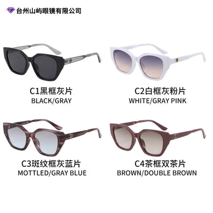 Women's Cat Eye Sunglasses for Women UV400 Gradient Lenses Casual Streetwear Shades Ladies Sun Glasses Lentes De Sol Mujer