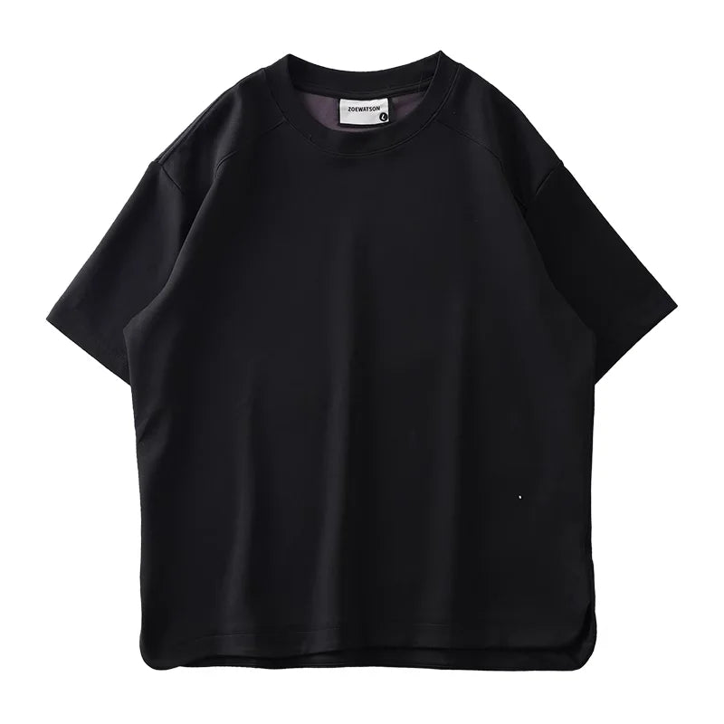 Modal Fabric T Shirts for Men 2025 Summer New Coolness Quick-Drying Shorts-Sleeve Tops Oversized Men's Clothing