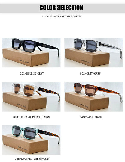 Fashion Polarized Sunglass Men Vintage Square Sunglasses Women 2025 Sun Glasses Gafas De Sol Polarizadas Lunette De Soleil Homme
