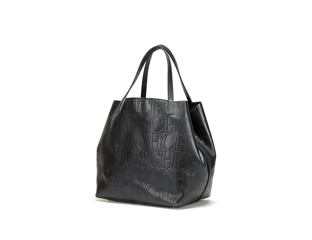 Classic Retro Fashion Simple Hundred Casual Exquisite Solid Color Elegant Large Capacity Ladies Handbag