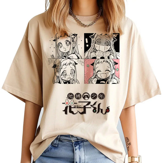 Toilet Bound Hanako Kun shirt girl Gothic harajuku  hip hop Digital Y2k shirt Classic Breathable harajuku 2000s Comfortable
