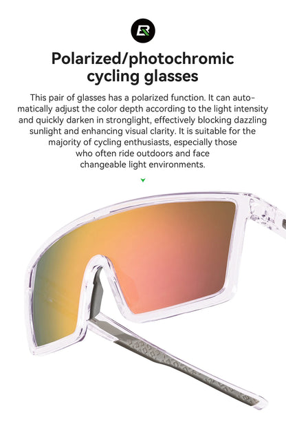 Cycling Glasses Men Women Polarized Photochromic Glasses Outdoor Sunglasses UV400 Protection Sports Eyewear Goggles