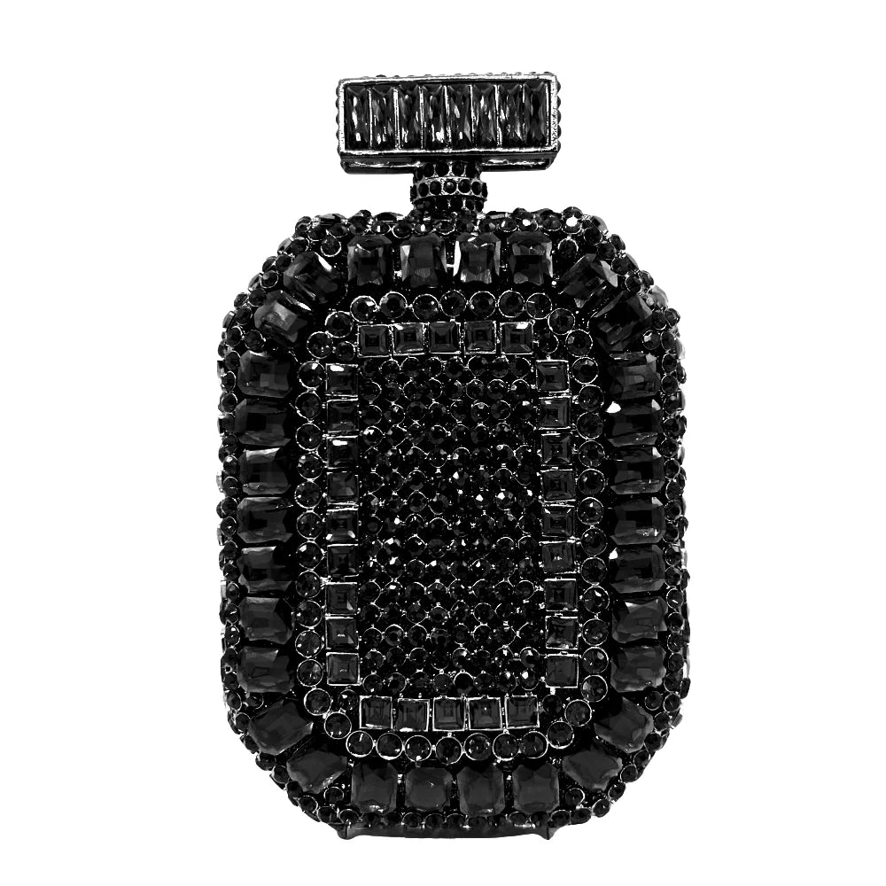 High Quality Luxury New Design Perfume Bottle Diamond Bag, Diamond Wedding Party, Handbag, Evening Bag, Crystal Clutch