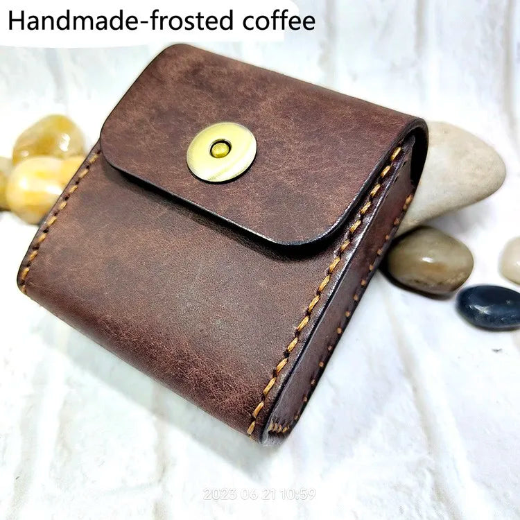Multifunctional Key Holder Waist Bag Genuine Leather Car Key Case Folding Glasses Belt Pack Men Women 1652cg