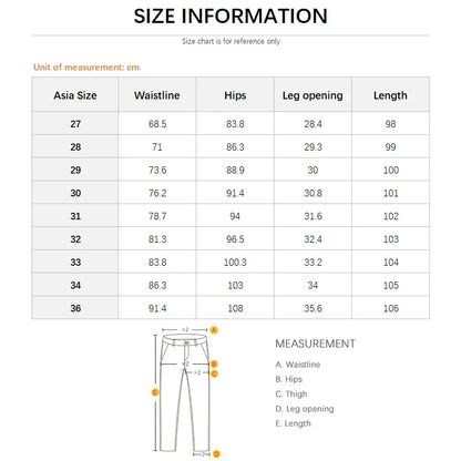 New Men Slim Korean Button Jeans Black Skinny Solid Color Stretch Multi-button Youth Male Denim Pants Streetwear
