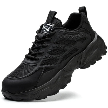 2023 Latest White Safety Shoes Sneakers Men Steel Toe Cap Work Boots Anti-smash Anti-puncture Lightweight Protective Footwear