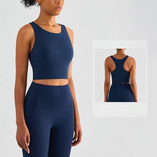 High Elastic Women's 2 Piece Yoga Set with Sports Bra and Leggings High Stretch Pants Bra with Coaster Women's Sports Suit👚