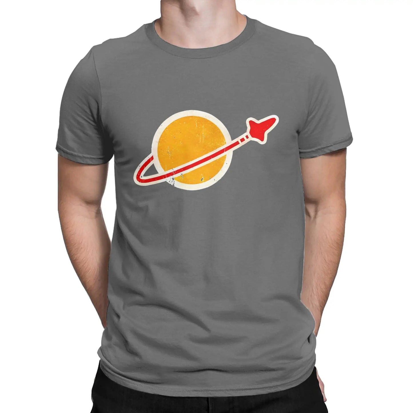 Classic Spaceman Vintage Lego space T Shirts for Men 100% Cotton Novelty T-Shirts Round Collar  Tee Shirt Short Sleeve Clothes