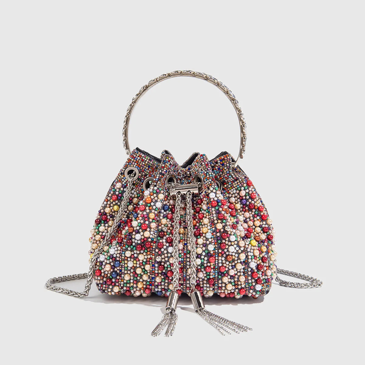 Luxury Women Rhinestone Evening Bag Glitter Diamond Clutch Purse Elegant Handbag for Wedding Party Banquet Prom Formal Occasions