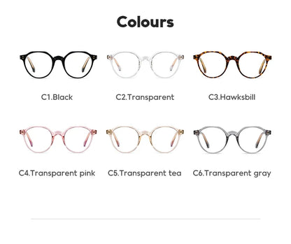 Simple Fashion Geometric Polygonal Personalized Design Blue Light Reading Glasses Customizable Prescription PFD2084