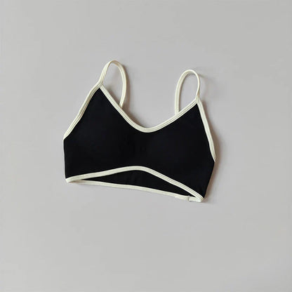 2PCS Yoga Suit Seamless with Chest Pad Tight Sports Bras and High Waist Shorts Outside Wear Running Exercise Fitness Yoga Set