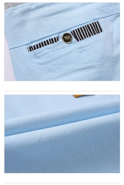 Newest Men Cotton Fashion Men Short Summer Casual Shorts Linen Mens Shorts Bermuda Beach Short Plus Size 4XL Joggers Male Hot