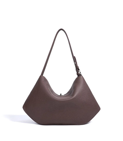 2026 Hot Top Grain Leather Spacious Tote Bag Fashionable Underarm Single Shoulder Crossbody Bag Women Chic Shopping Hobo Handbag