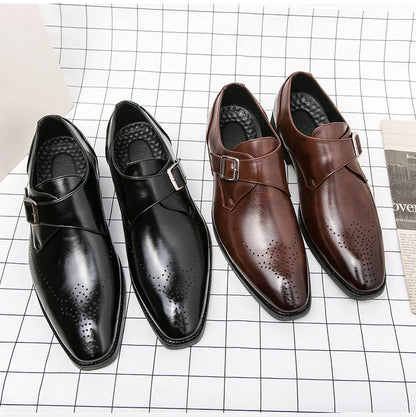 Leather Shoes For Man Loafers Casual Fashion Business Formal Shoes wedding Big Size Designer Shoes High Quality
