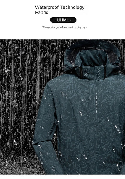 Man 2026 New Spring Autumn Leisure And Comfortable Outdoor Zipper Windbreaker Fashion Printed Windproof Jacket