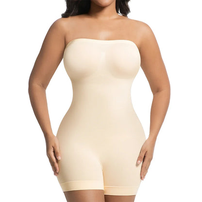 Women Strapless Shapewear Bodysuits Tummy Control Butt Lifter Body Shaper Waist Trainer Sculpting Underwear Shape wear