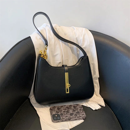 Top Quality Luxury Brand Purses and Handbags Designer Leather Shoulder Crossbody Bags for Women Dual Straps Underarm Sac A Main