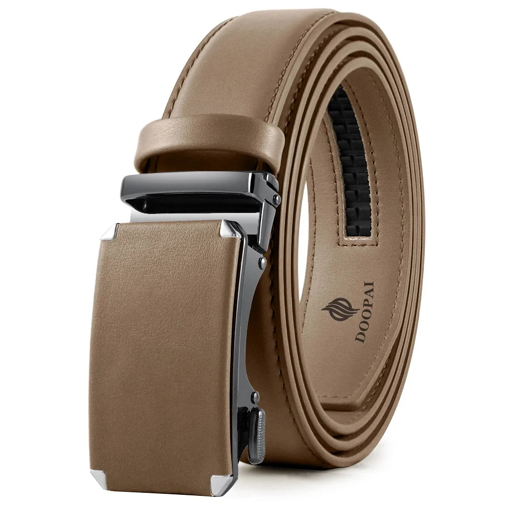 Men Fashion Belt Genuine Leather Belt for Men Automatic Belts Adjustable Waistband Business Belts 허리띠