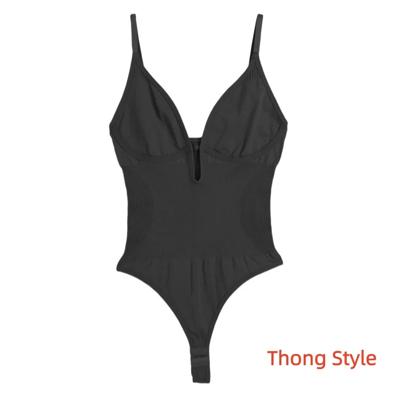 Women Seamless Shapewear Bodysuit Push Up Tummy Control Waist Trainer Butt Lifter Slimming Full Body Shaper For Daily Wear