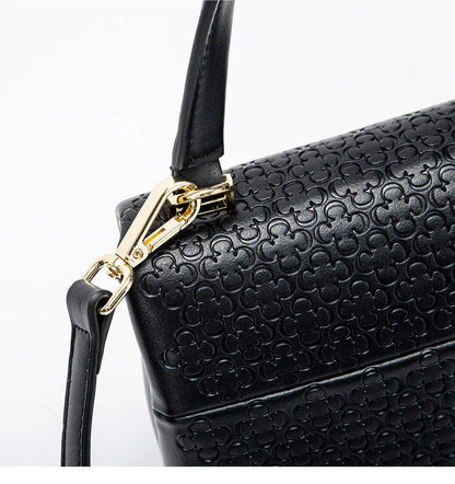 Unique Fashion Printed Women's Handbag Metal Accessories Solid Color Elegant Simplicity Women's Shoulder Bag