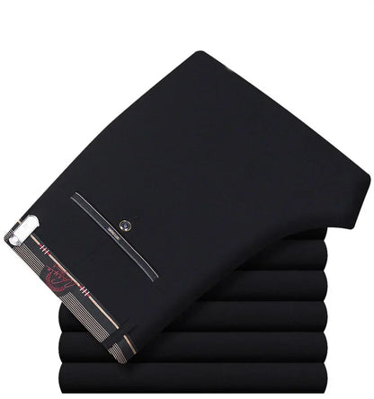 Men's Suit Pants High Quality Summer Men Dress Pants Straight Business Mens Formal Pants Big Size Classical Trousers